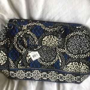 Vera Bradley Canterberry Cobalt Travel Set